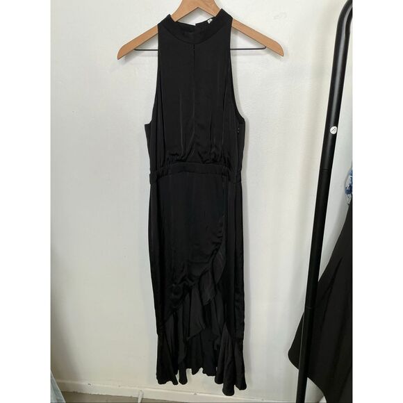 Good American Midi Ruffle Dress - Picture 3 of 10